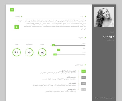 السيرة الذاتية